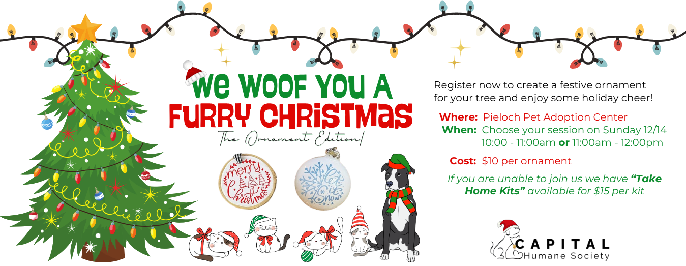 We Woof You A Furry Christmas Ornament Event 2025